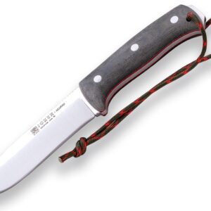 CUCHILLO BUSHCRAFT Y SUPERVIVENCIA JOKER NOMAD CON PEDERNAL, MANGO DE MICARTA CANVAS CV125-P